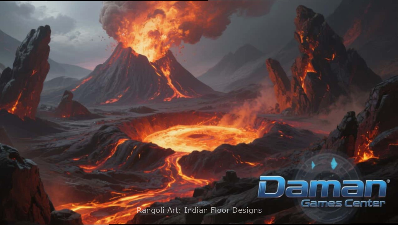 Rangoli Art: Indian Floor Designs - Gameplay Features Rangoli Art: Indian Floor Designs gameplay showing tools and color selection panel